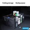 Environmentally Friendly Foldable Large Capacity Car Trunk Storage Box Wear-resistant And Waterproof Suitable For Car SUV Trunk