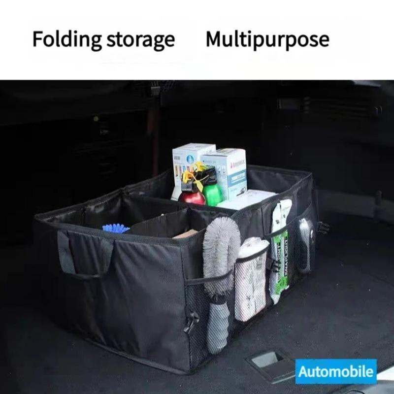 Environmentally Friendly Foldable Large Capacity Car Trunk Storage Box Wear-resistant And Waterproof Suitable For Car SUV Trunk