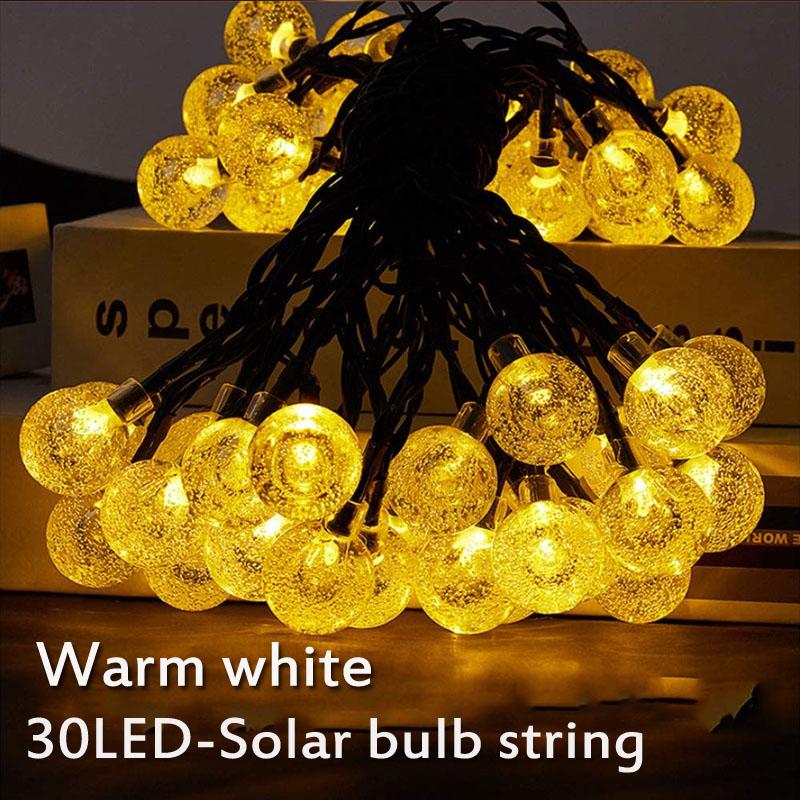 Buy Solar String Lights Outdoor Upgraded UltraBright 100 LED Crystal