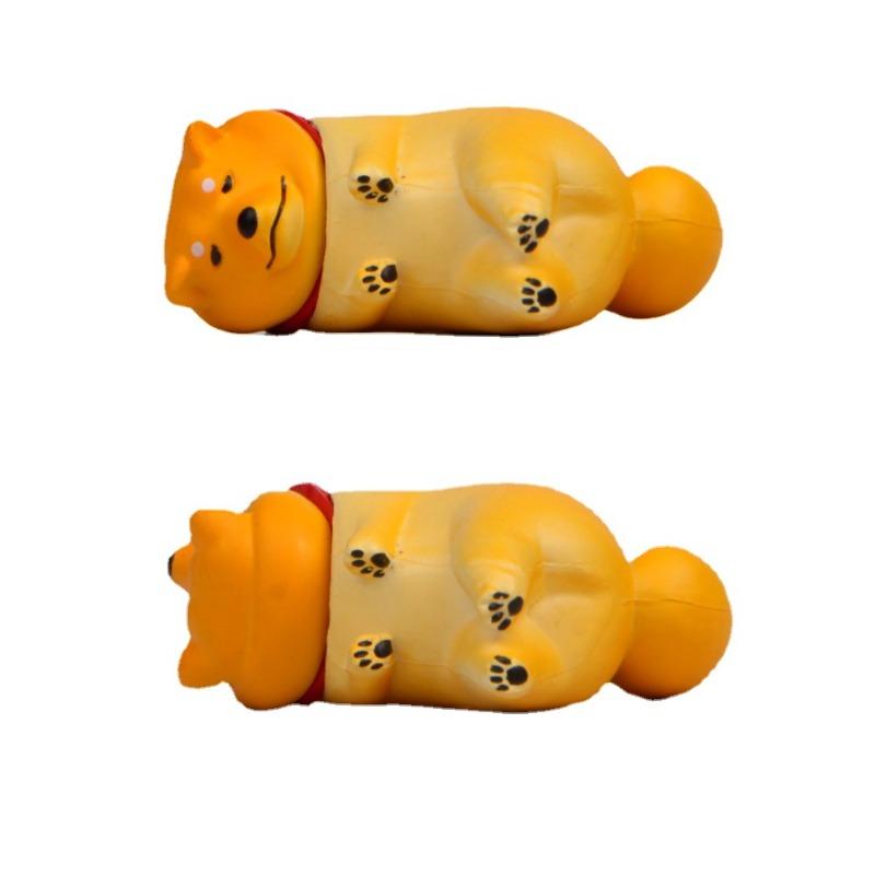 Self-healing Warmth, Refusal To Leave Shiba Inu, Don't Want To Leave Shiba Inu Figurine Baking Landscape Figurine