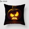 Halloween Decoration Pillowcase Jack-O-Lantern Ghost Face  Party  Sofa Cushion Cover Bedroom Home Decor