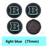 4pcs 75mm Wheel center hub Cap for BRABUS smart GLA GLC CLA CLS W176 W177 W464 W204 W205 W206 W117 G65 G50 W212 W166 badg hubcap