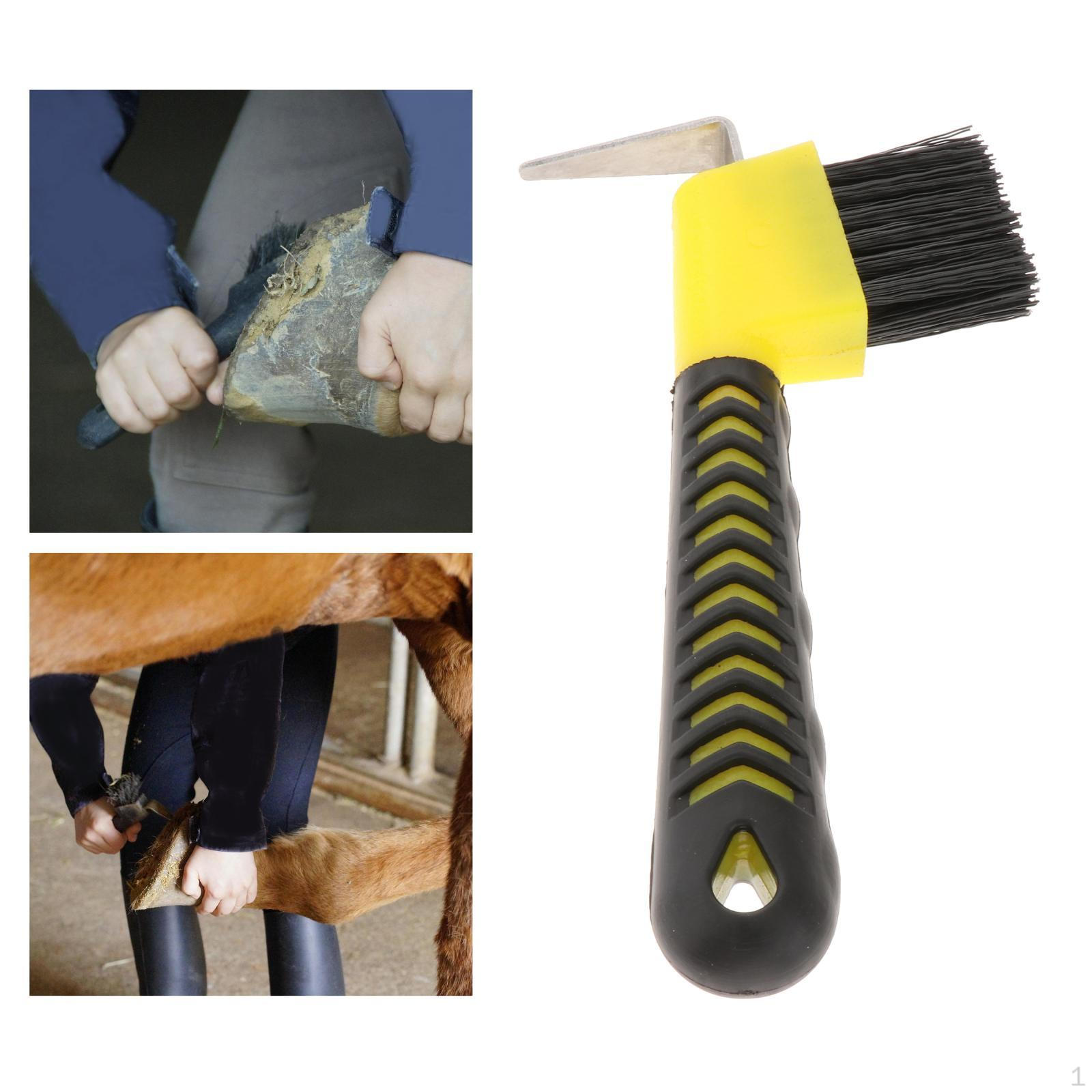 

Horse Hoof Tool Grooming Equestrian Animal Hoofpick Comfortable for Hooves Equipment Color Random