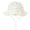 Cute Baby Cotton Bucket Hat - Printed Solid Color Sun Hat for 3-12M
