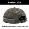 Fabric Star Brimless Hat for Outdoor Activity Breathable Hiphop Dancing Hat All Matching Skull Hat for Women Men