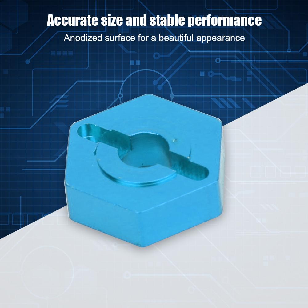4 Pcs Aluminum Alloy Wheel Hex Mount for LC 1 14 for Monster Truck Upgrade Accessory