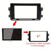 For SUZUKI SX4 2006-2014 Black 9Inch ABS Car Center Console Frame Trim Cover Interior Decor