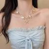 Trendy Shell Conch Sea Star Pendant Pearl Chain Choker Necklace For Women Summer Beach Party Neck Accessories Gift Wholesale