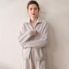2025 Autumn/Winter Thick Double Zipper Cashmere Knit Cardigan for Women - High Collar Ribbed Long Sleeve Outerwear