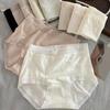 Exquisite Floral French Jacquard Lace-Trim Women's Cotton Panties - Skin-Friendly, Sexy, Hip-Wrapping