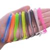 10/30/50Pcs Fishing Lures Soft Baits with T-Tail Vibrant Color Tear-Resistant Reusable Flexible Soft Artificial Lures Fake Baits