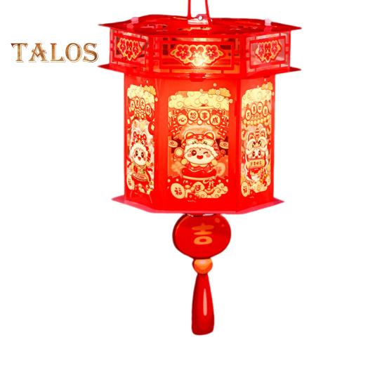 Laternen-Set zum Jahr der Schlange mit Stange für Kinder, tragbar, DIY, handgefertigt, Cartoon-Schlangen-LED-Laterne, Dekoration für das chinesische Neujahr, Frühlingsfest