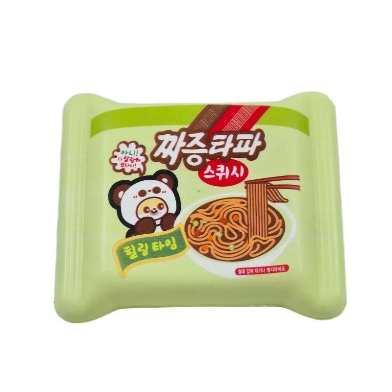 Korėjietiški Ramen Squishy - 6 vnt. mielų streso malšinimo žaislų rinkinys
