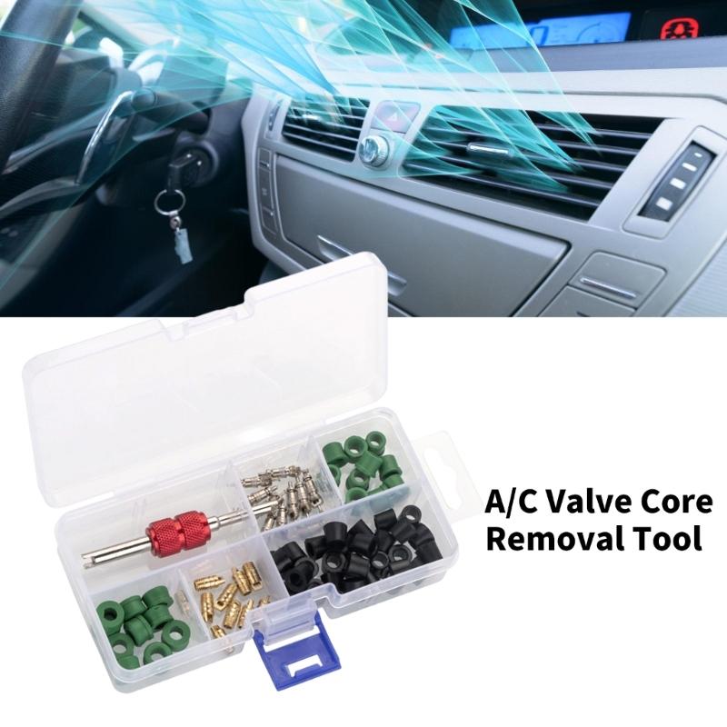 71 Stück Verteilerrohr Kühlmittel Dichtung Adapter Dichtung Spule Reparatur Entferner Installateur Reparaturzubehör