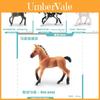 Realistic Pvc Belgian Foal Model Toy Beautifully Crafted Purebred Horse Figurine