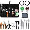Multifunctional Bonsai Tree Kit 20 Pieces Gardening Succulent Tool Kit Bonsai Tool Kit Garden