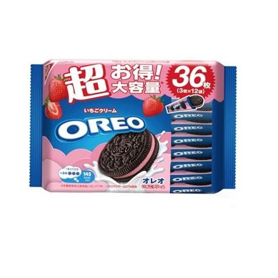 Mondelez Oreo Mega Pack Strawberry Cream 36 Pieces (3 12 Bags)