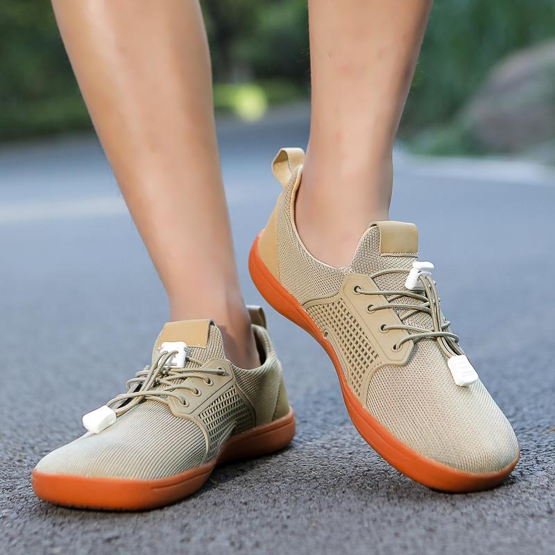 Herren Weiß Barfuß Lässige Ballerinas Weite Handfläche Damen Rosa Fahrschuhe Weite Spitze Khaki Walking Schuhe Yoga Fitnessschuhe Übergröße