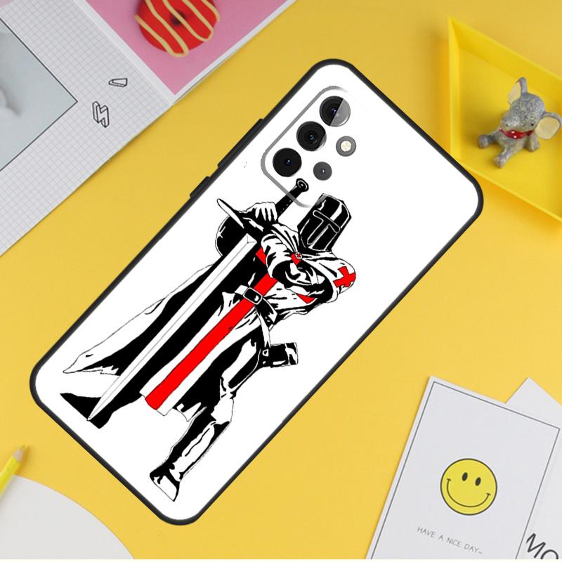 Christian Templar Knights Case For Samsung Galaxy A54 A34 A14 A13 A33 A53 A12 A32 A52 A71 A51 A15 A25 A35 A55 Cover