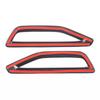 1 Pair Black Side Fender Air Vent Trim Cover Set For Bmw X5 19-22