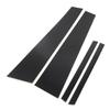 ?4pc Set Door Trim Pillar Posts Black Cover For VW Jetta 2012-2018 4dr Sedan