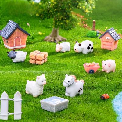 Petites Statues Décoratives pour Paysage Miniature DIY & Terrarium 8 PCS