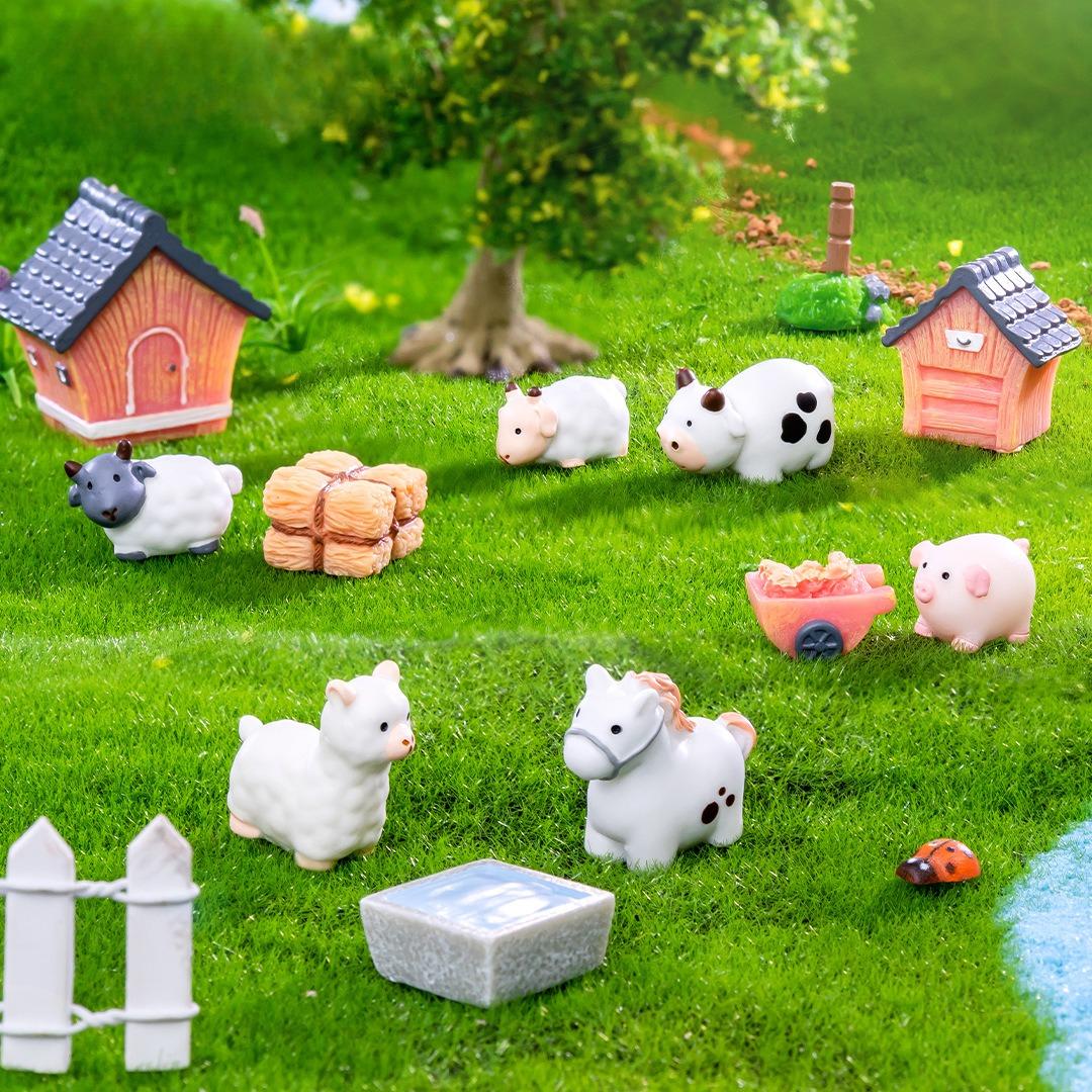 

Маленькие декоративные статуэтки для DIY миниатюрного ландшафта и террариума 8 шт. NONGC