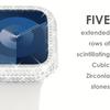 Sparkling Rhinestone For Apple Watch Case Fits 38/40/41/42/44/45/49mm Compatible with Ultra/SE/10/9/8/7/6/5/4