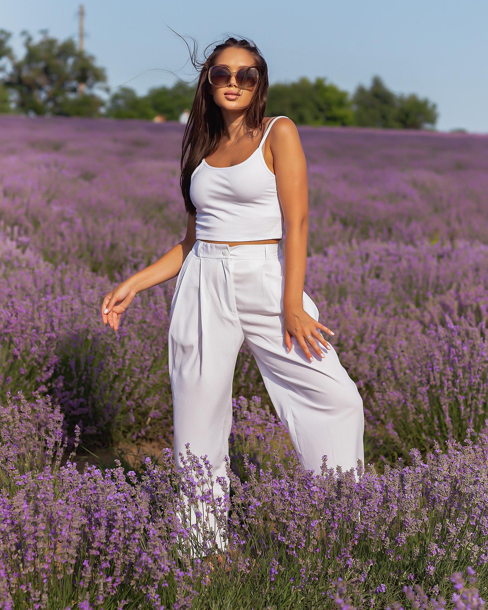 Pantaloni larghi Issa Plus in cotone