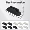 2/4 PCS Adhesive Silicone Pen Holder Desk & Wall No-Drill Flexible Pencil Fixator Space-Saving Organizer, Home Office Classroom