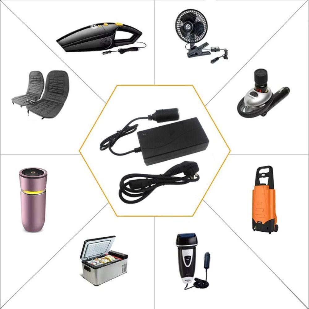 110V 220V Input DC Power Converter 12V 5A Output Car Inverter AC Power Converter  Car Refrigerator