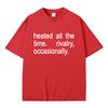 Heated Rivalry Heated All The Time Rivalry Occasionally Classic Quote Tshirt Men Women Fashion Oversized Short Sleeve T Shirts