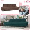 Sofa 3 Seater Sofa Bed with Sofa Bed. Savio Family Furniture Brown Corduroy