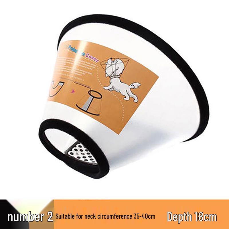 Elizabethan Pet Collar: Anti-Scratch, Anti-Bite Cone for Dogs & Cats. Neutering Protection & Injury Recovery Headgear.