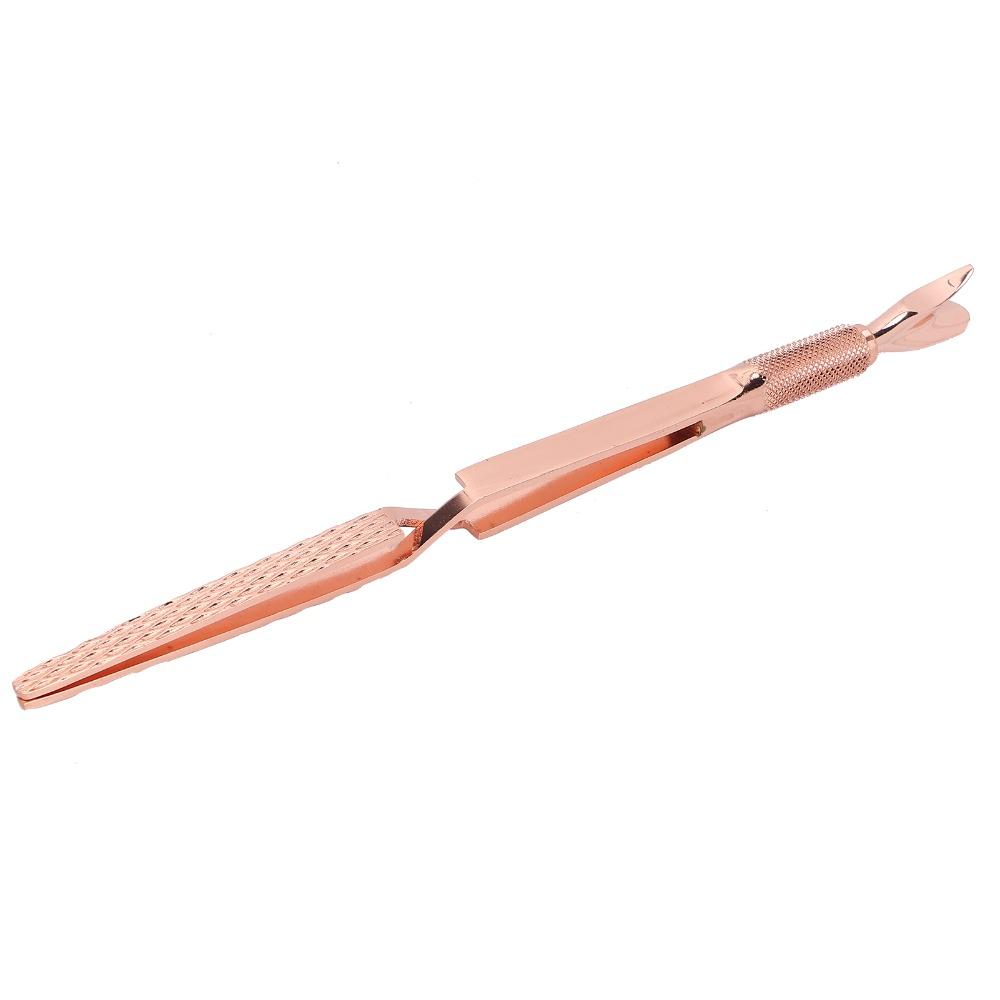Stainless Steel X-shaped False Nail Shaping Tweezers Professional Use