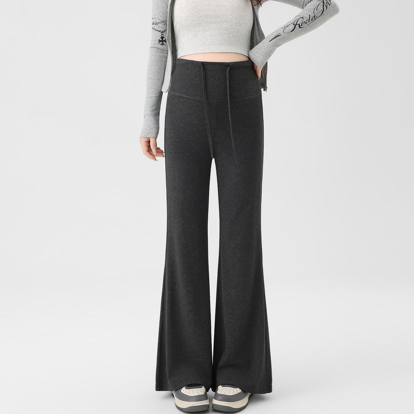 Maternity Micro Flare Pants - Lightweight & Belly-Friendly Spring/Summer Wear Medium