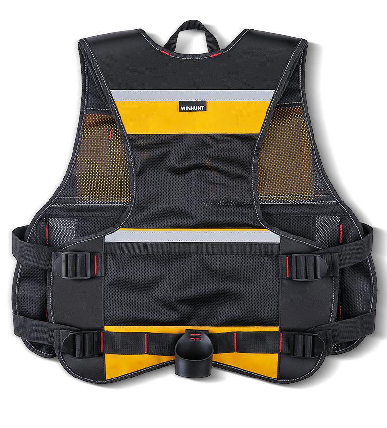 Electrician Multi-Pocket Reflective Tool Vest for Installation and Construction