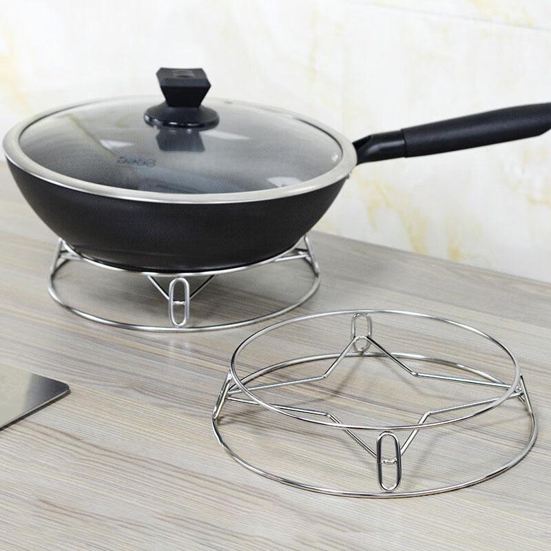 

Multifunctional Anti-scald Draining Kitchen Round Pot Insulated Shelf Small (20-17)