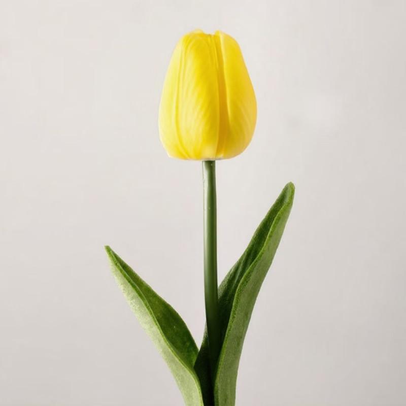 5/10 st Konstgjorda Blommor Trädgårdstulpaner Äkta Känsla Blommor Tulpanbukett Dekor Bröllop för Jul Godis Bröllop Födelsedag