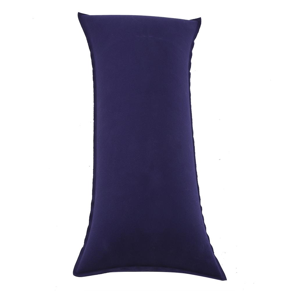 

Портативная надувная подушка для путешествий на открытом воздухе, противопролежневая воздушная подушка для поясницы, темно-синяя(Тьма