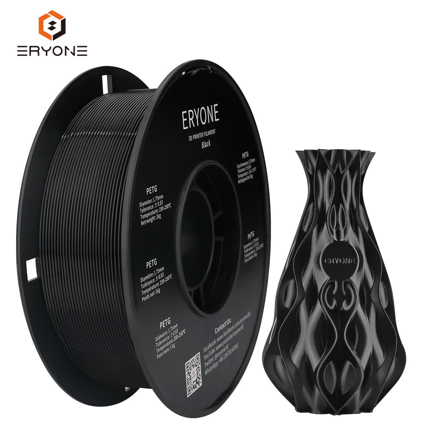 ERYONE 1.75mm Petg Orange 3d Filament Duramic Petg Filament 3d Printer Filament Petg чёрный