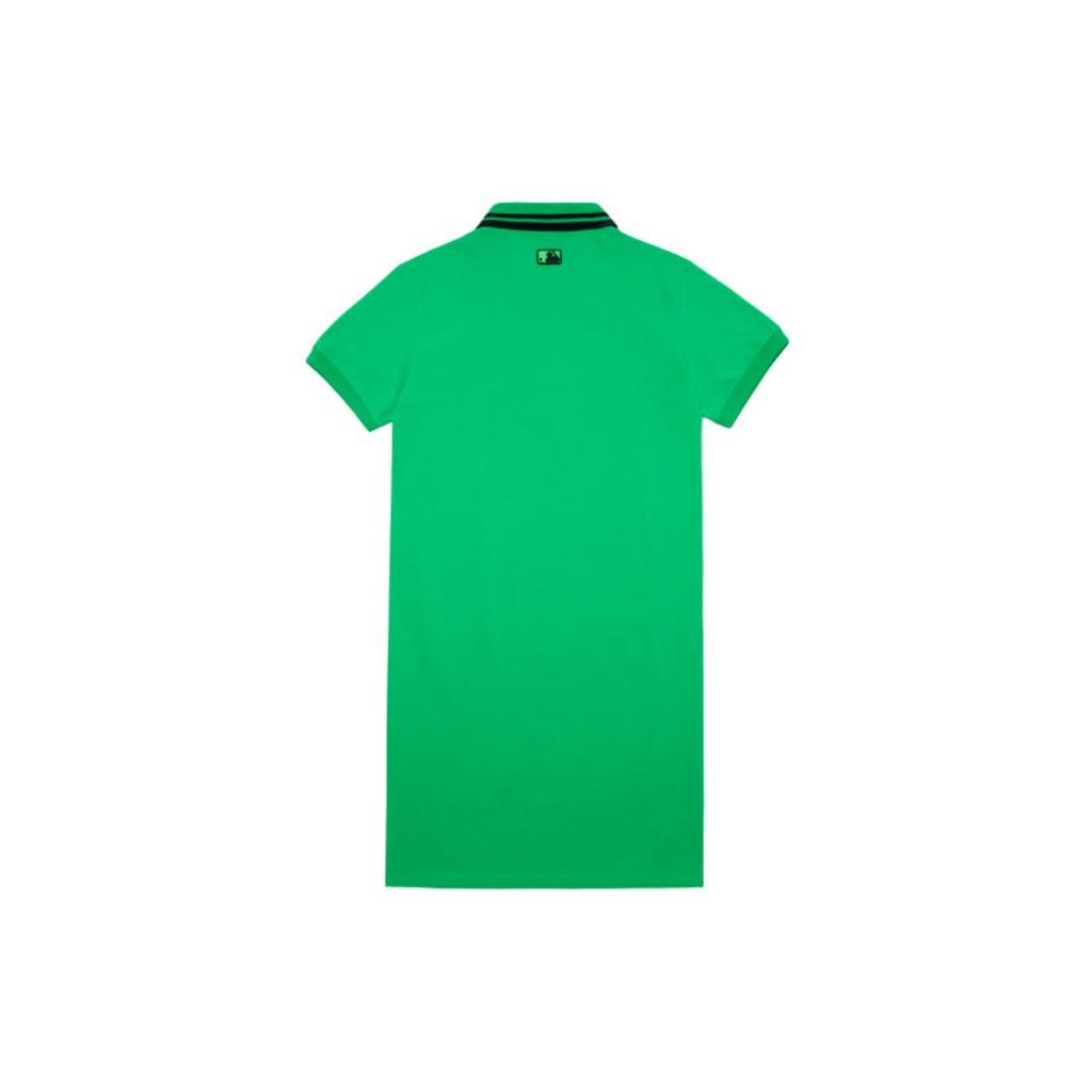 New MLB Short Sleeved Dresses Women's Green 3FOP61023-07GNN