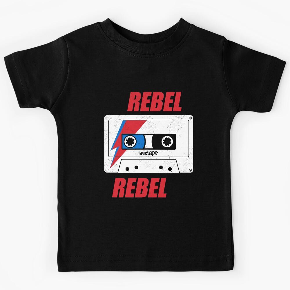 Rebel Rebel - Mixtape - Retro Music Lover Kids T-Shirt 160