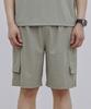 ADHOC Men'S Nylon Full-Band Cargo Pocket Half-Length Pants (Khaki) (Ha4Sp11-65)