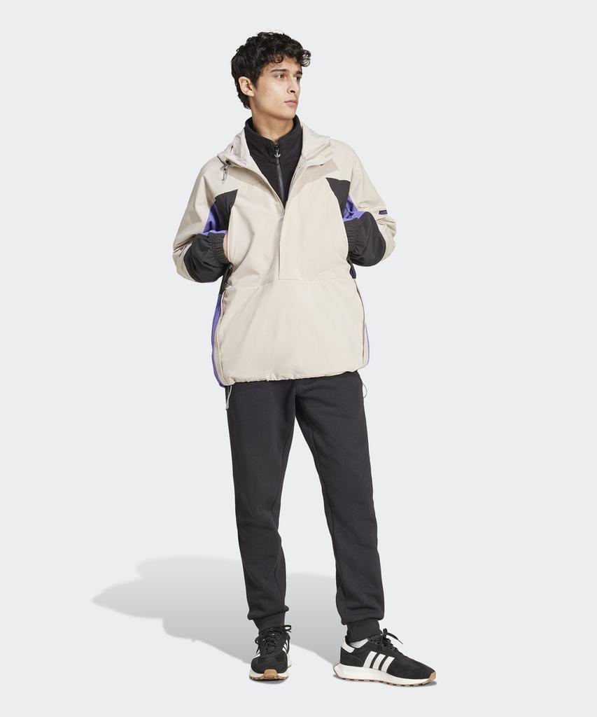 Adidas Colorblock Anorak - Beige / Jf2855
