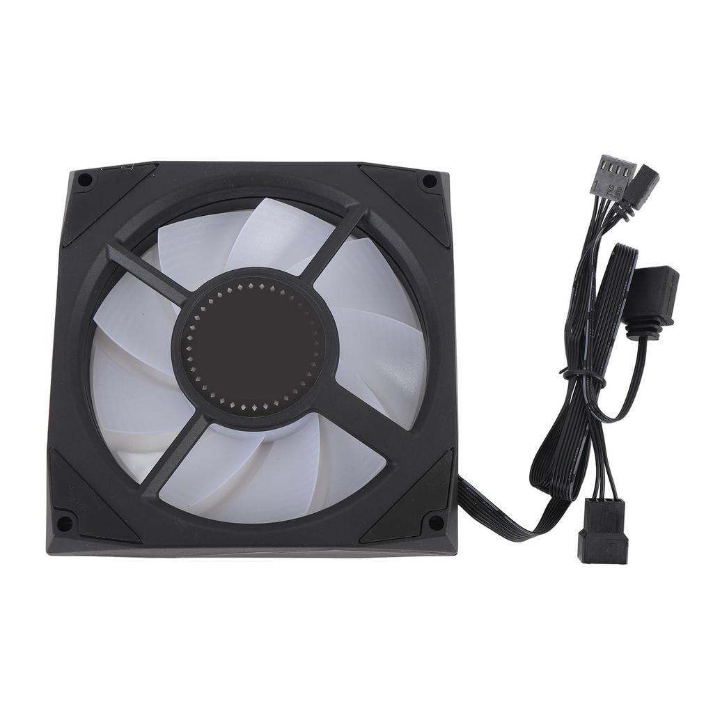 Ventilátor PC skříně s pozitivním lopatkováním 120 mm Nízká hlučnost 4pinový PWM 5V 3pinový ARGB 800 ot/min až 1800 ot/min Chladič CPU pro