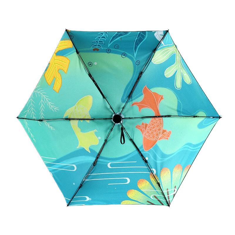 Hongye Mini 5-Fold UV Travel Umbrella