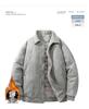 Men's Winter Retro Loose Duck Down Jacket - Thick, Warm, and Versatile with Lapel.