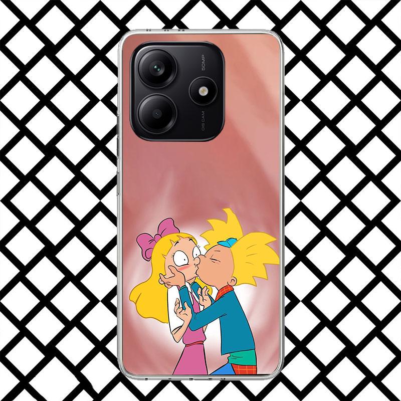 Cartoon Hey Arnold Fondos Phone Case for Xiaomi Redmi Note 15 14 14S 13 12 12S 11 Pro Plus 11E 11T 11S 10S 5G Soft Cover Fundas