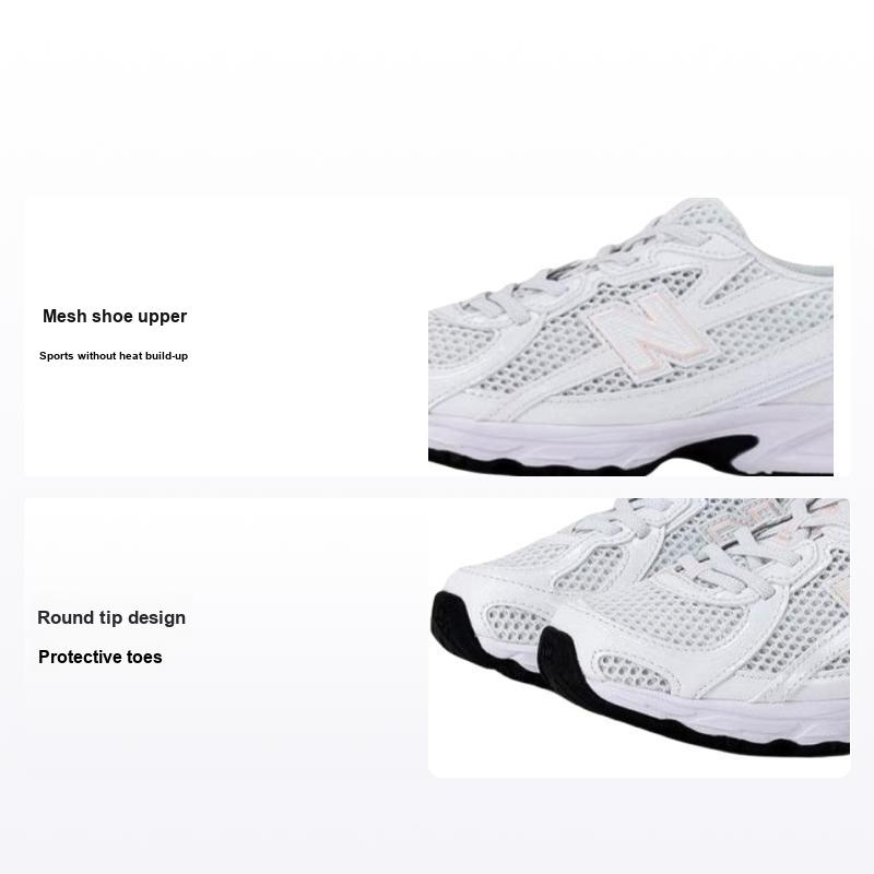 New Balance Boys White Nb 740 Versatile Comfortable Breathable Low-Top Kids Running Shoes Kids Sneaker Pz740pk Cm